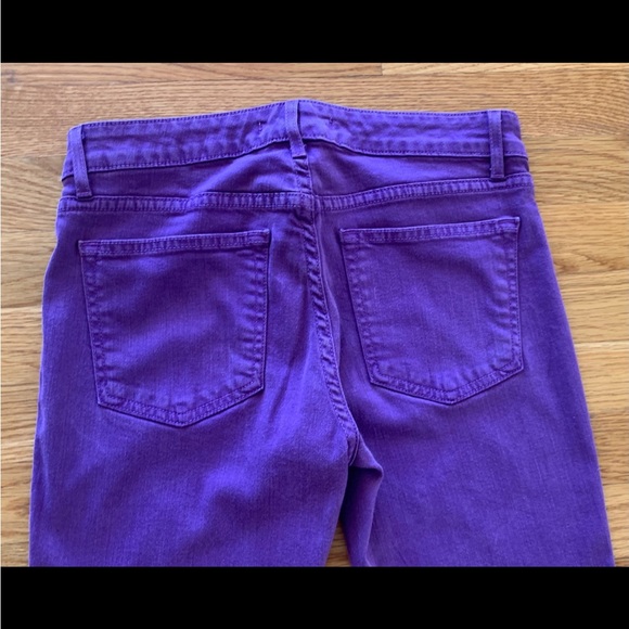 RICH & SKINNY Womens Junior Girls Purple Slim Stretch Jeans Pants Bottom Sz 28 - Picture 10 of 10